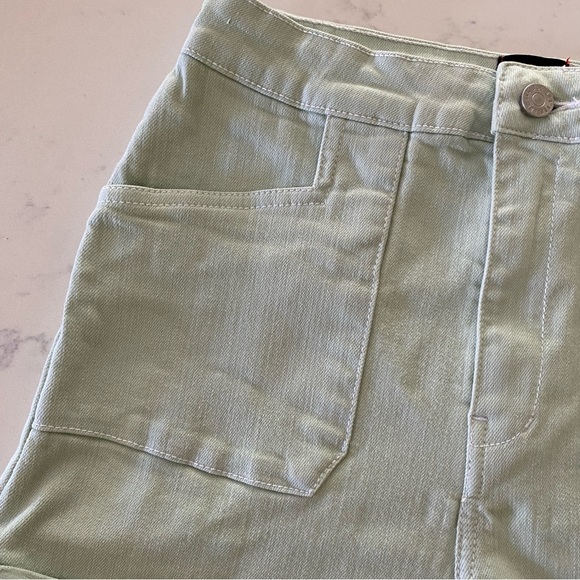 Urban Outfitters BDG Pin-up High Rise Mint Green Shorts Sz. 27 [b3] - Picture 2 of 6